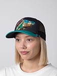 Бейсболка GOORIN BROTHERS арт. 101-2840 (черный / бирюзовый)